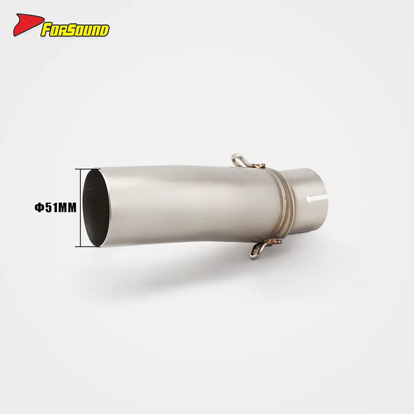 For CFMOTO 450Mt Middle Section of Exhaust Pipe Motorcycle Exhaust Accessory OEM Fitment Precision Welding Fit 2023-2025 OEM$ODM