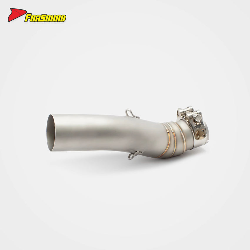 New FORSOUND for Cb400F Stainless Steel Mid-Section Bent Pipe Aftermarket Exhaust 2014-2025 Model Compatible