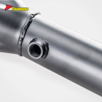 New FORSOUND Kawasaki Z900RS Cafe Accessories One-Piece Black Cast Iron Exhaust System Replacement Shorty High Temp Corrosion