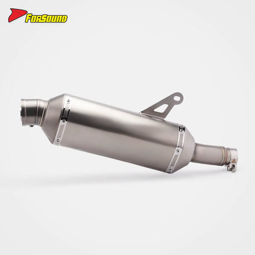 สำหรับ CFMOTO 450Mt Fit 2023-2025 ท่อไอเสียรวมช่วงกลางท้ายรถ แข็งแกร่ง ทนทานต่อการกัดกร่อนสูง ดีไซน์ไหลลื่น OEM&ODM
