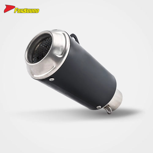Stainless Steel Black Spray Paint 51Mm LV-10 End Can Exhaust Pipe Universal for Motorcycle Pipe