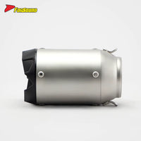 Universal 60Mm Stainless Steel Carbon Fiber Matte Black End Can Embossed Cokeexhaust Pipe Tail Section Xmax Egzos Korumas