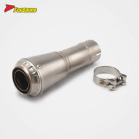 60Mm Stainless Steel Universal Motorcycle Mid-Tail Integrated Exhaust Pipe for BMW S1000XR(2020-2025)