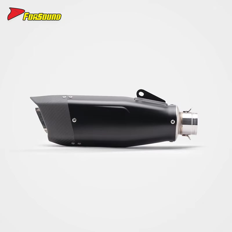For Triumph Trident660 2021-2024 Pioneer Black Titanium Exhaust Pipe Stainless Steel Full Exhaust System Compatible Rear OEM