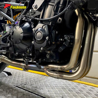 Forsound KAWASAKI Z900 Front-Mid Section Exhaust Pipe Stainless Steel 2017-2026 Model Compatible Precision Welding Urban Sport