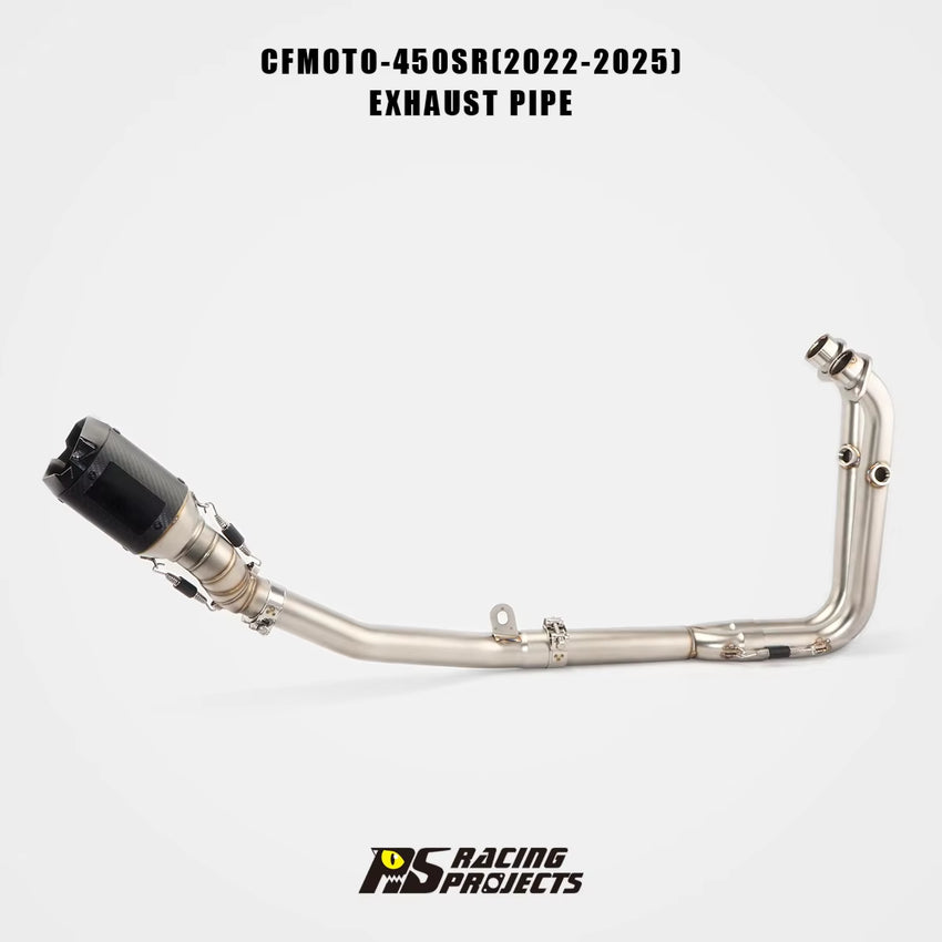 New Forsound/Sound Stainless Steel Carbon Fiber Muffled Exhaust Pipe for 450SR/NK Right Side with 1 Year Warranty