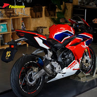 Universal Exhaust 51Mm Modified Stainless Steel Motorcycle Exhaust Pipe Torch Tail for MT09 Z900 CBR R6 Race 600 450SR Models