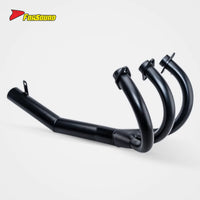 New FORSOUND KAWASAKI KH250 Retro Motorcycle Black Painted Cast Iron Exhaust Pipe Replacement for CB750K/ Includes Exhaust