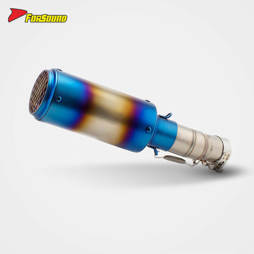 Stainless Steel 51Mm Exhaust Mid-Tail Exhaust Pipe for Ninja 400