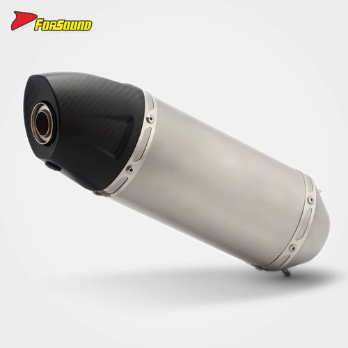 Universal 51Mm Slip-On Muffler Stainless Steel Carbon Fiber Air Outlet Fit Off-Road Sport Motorcycle OEM ODM KTM790/890 Triumph