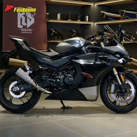 For CFMOTO Stainless Steel Carbon Fiber SR Full-Section Silencer Exhaust Pipe for CFMOTO 450SR 450NK Motorcycles Condition New