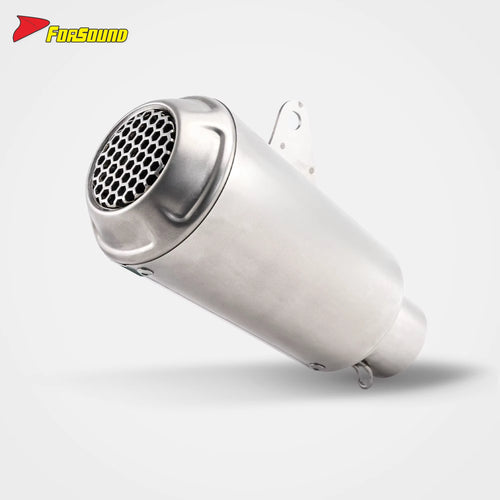 Stainless Steel Black Spray Paint 51Mm LV-10 End Can Exhaust Pipe Universal Motorcycle Pipe