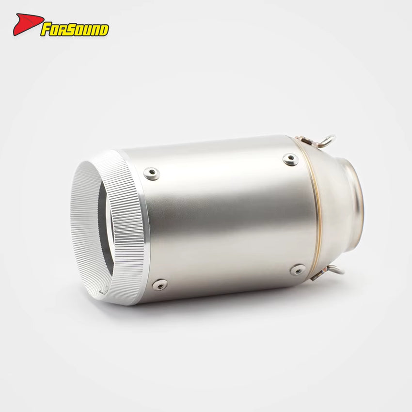 Stainless 51Mm Cola Can Nozzle Exhaust Pipe for Motorcycles.