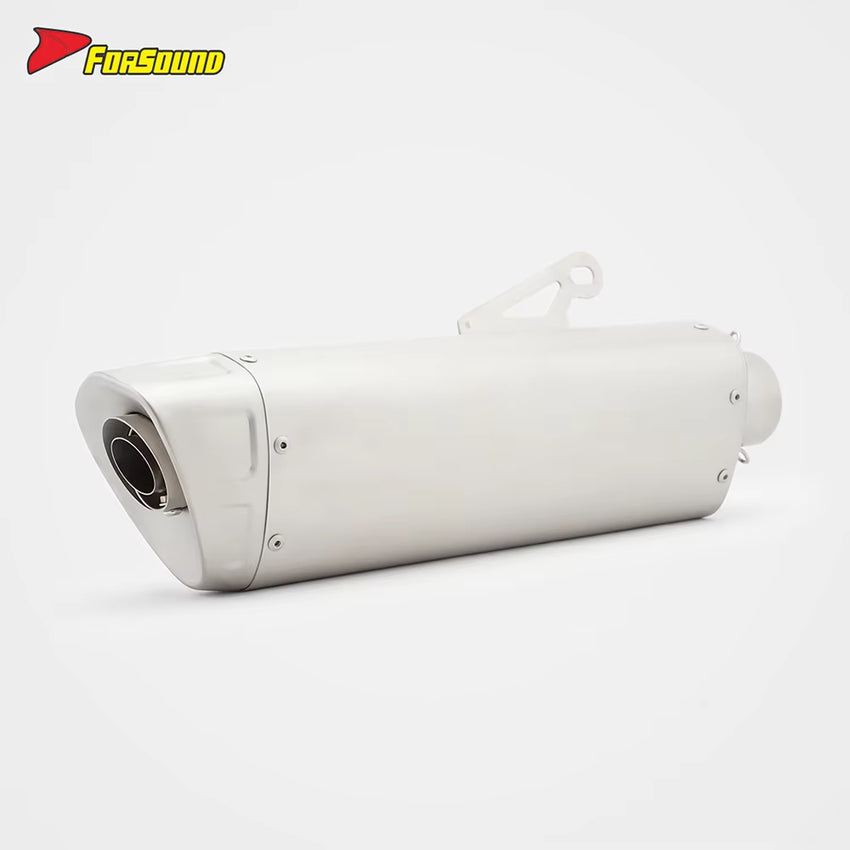 For ZONTES 703RR Full Side-Exit Motorcycle Exhaust System Street Dual Sport Bike Sound Tuning AK R1 Model Escape Zontes 703Rr