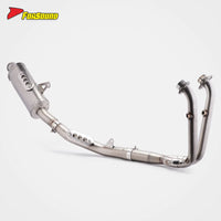 FOR Cfmoto 450Mt 2023-2025 Full Split Straight-Through Exhaust Pipe Phoenix Style for Mass-Produced Models Precision Welding OEM