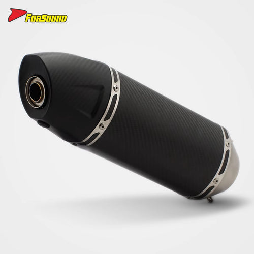 Universal 51Mm Slip-On Muffler Stainless Steel Carbon Fiber Air Outlet Fit Off-Road Sport Motorcycle OEM ODM KTM790/890 Triumph