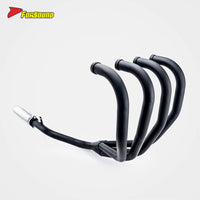 Exquisite and Heat Resistant Beet Retro-Style Integrated Motorcycle Full High-Exit Exhaust Pipe for NONDA CBX400F 1981-1984