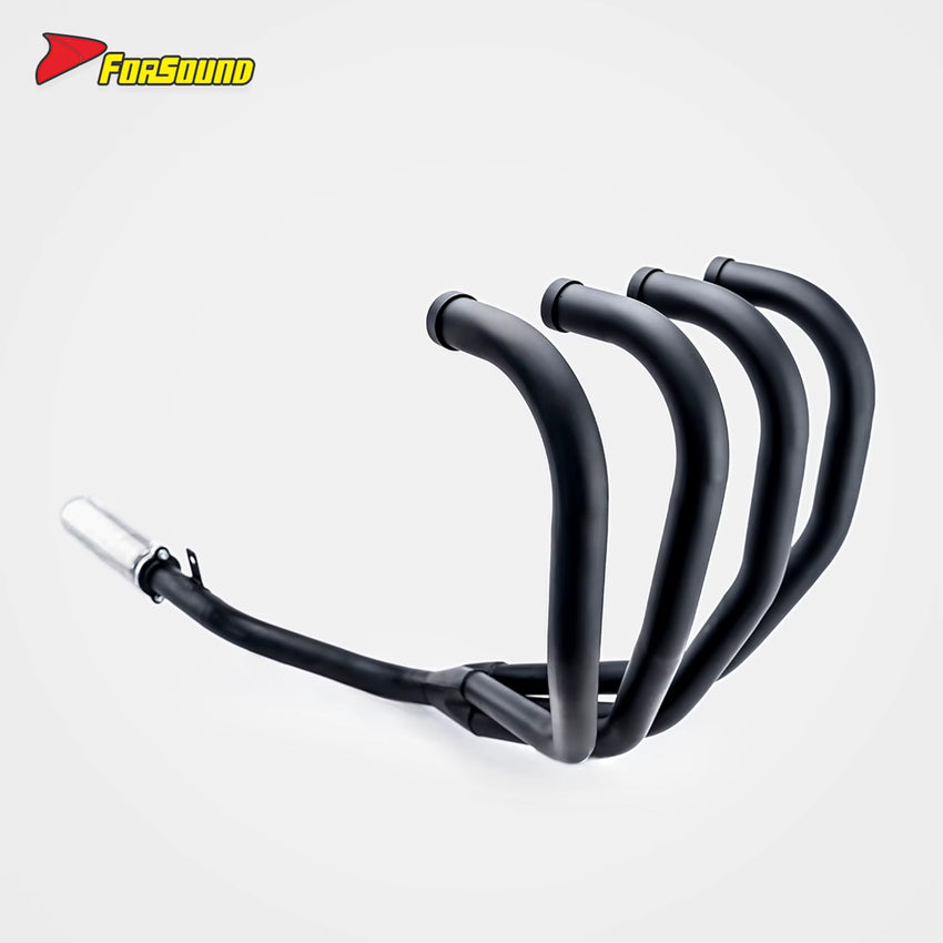Exquisite and Heat Resistant Beet Retro-Style Integrated Motorcycle Full High-Exit Exhaust Pipe for NONDA CBX400F 1981-1984
