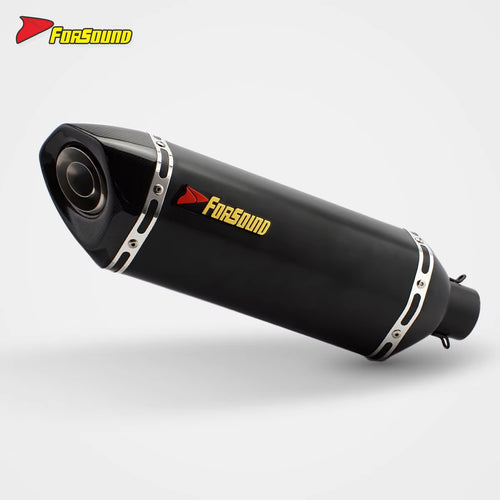 RS Original Universal Modified Motorcycle Exhaust Pipexmax Carbon Egzos Korumas SS Bevel Large Hexagonal for 450Sr 800Nk