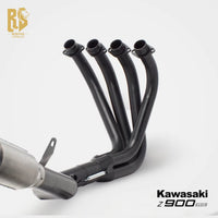 FORSOUND Kawasaki Z900Rs-One Cast Iron Exhaust Pipe-New Replacement Part for Monaka (Black/White)