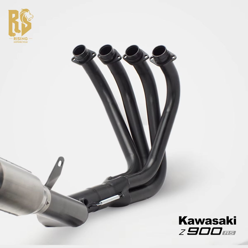 FORSOUND Kawasaki Z900Rs-One Cast Iron Exhaust Pipe-New Replacement Part for Monaka (Black/White)