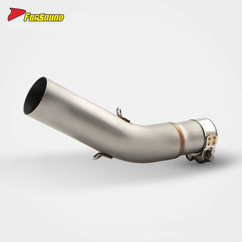 For HAOJUE SUZUKI GSX250R Stainless Steel 51MM Caliber Motorcycle Mid-Section Exhaust Compatible with the Original Front Section