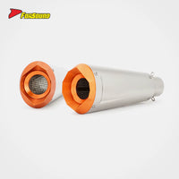 For 500SR Voom Exhaust Full System 2023 AR Extended Oval Tip Optimized Flow Stainless Steel OEM