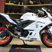 For YAMAHA R3 2-Into-1 Header Stainless Steel Yamaha R3 Carbon Fiber Full Motorcycle Exhaust System Exhaust Supersport Racing