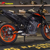 For KTM 790 890 Fit 2018-2025 Silvery Stainless Steel Motorcycle Exhaust Muffler with DB Killer Thundering Sound Customizable