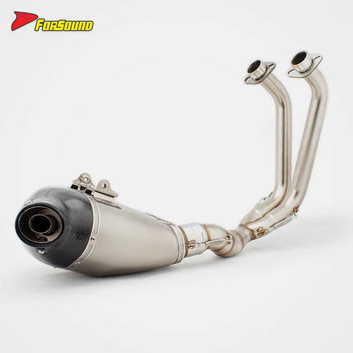For KAWASAKI Z650 Fit 2017-2025 Stainless Steel Motorcycle Full Modified Bottom-Exit Exhaust Pipe Power Enhancement Customizable