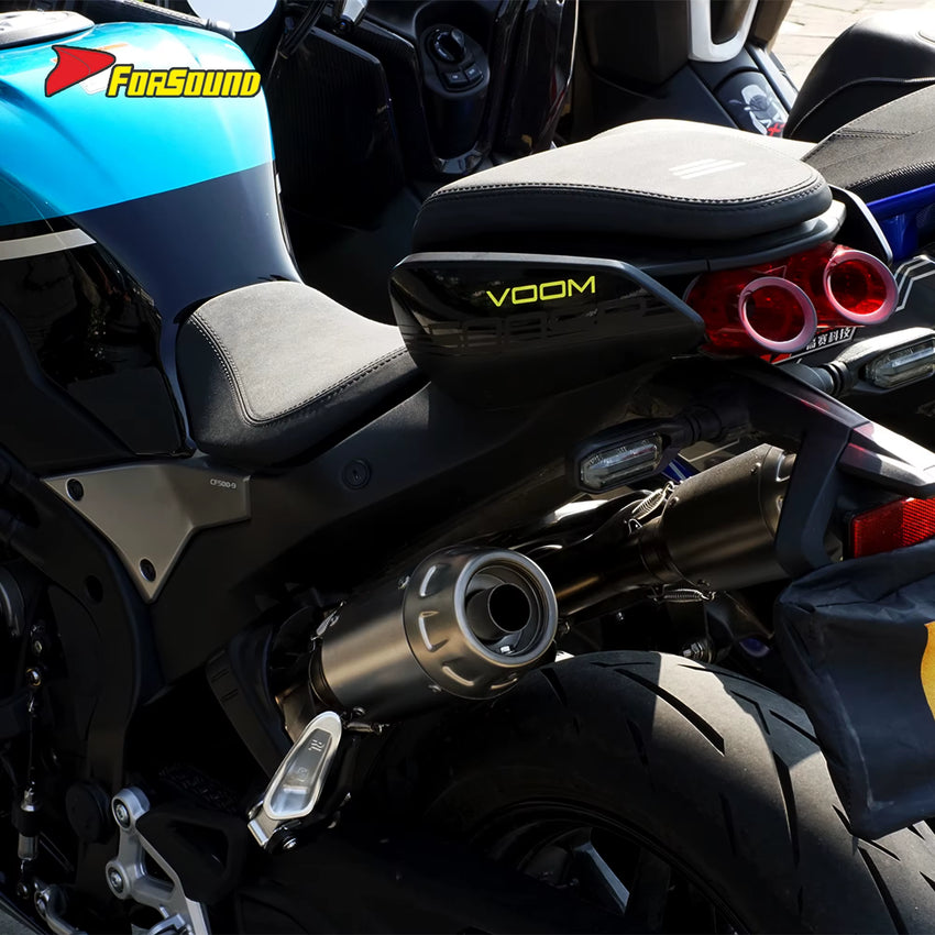 FORSOUND for 500SR VOOM Stainless Steel Dual-Outlet Short Arrow Full System Exhaust High-Rev Output Optimization Mellow