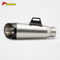 RS for Motorcycle Exhaust Pipe Modification for SC round Mouth Tail MT09 Z 900 450SR Race 600 R3 Ninja Zx-4R