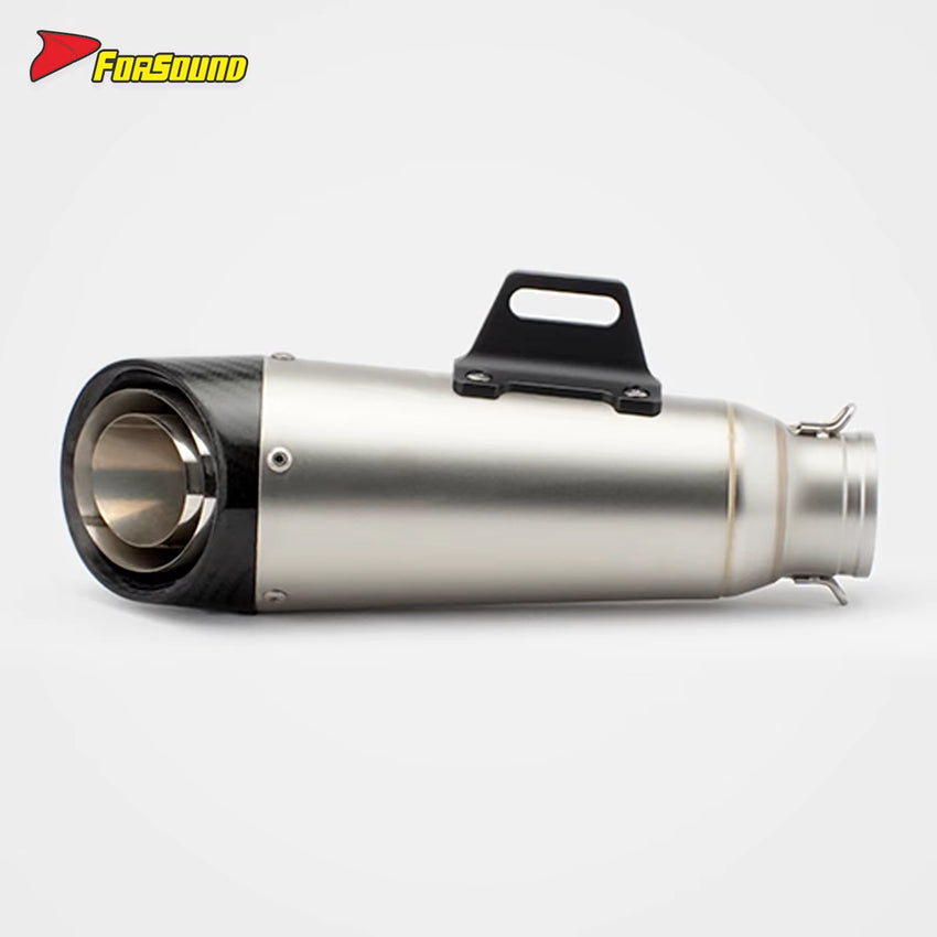 RS for Motorcycle Exhaust Pipe Modification for SC round Mouth Tail MT09 Z 900 450SR Race 600 R3 Ninja Zx-4R