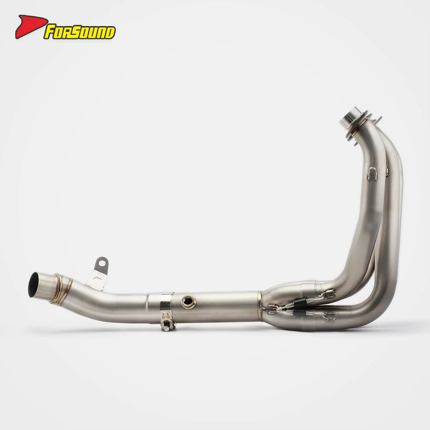 Forsound KAWASAKI Z900 Front-Mid Section Exhaust Pipe Stainless Steel 2017-2026 Model Compatible Precision Welding Urban Sport