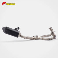 R1300GS for Forsound New Carbon Fiber Cable-Controlled Valve Front-Mid Section Black Aurora Slip-On Full Exhaust System For