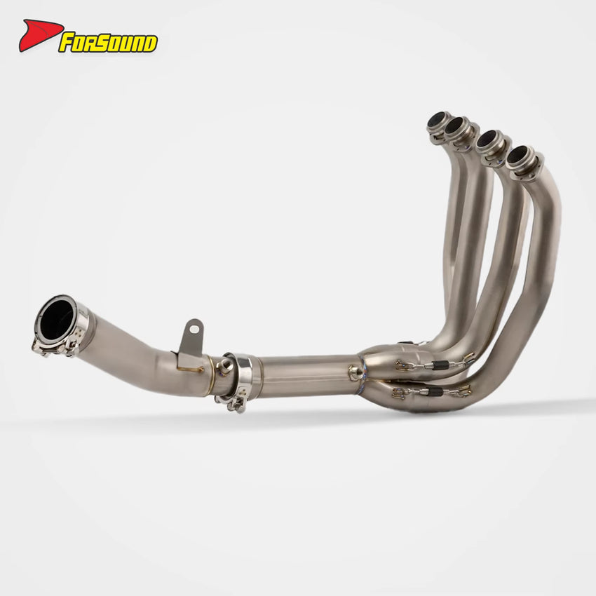 Exquisite and Heat Resistant New Condition 60Mm Stainless Steel Motorcycle Full System Exhaust Pipe for KAWASAKI ZX-6R ZX-4R