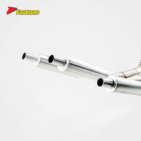 New FORSOUND KAWASAKI KH250 Retro Motorcycle 3-Into-3 Stainless Steel Exhaust System High Temp Corrosion Resistance Full Sound