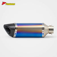 RS Condition Stainless Steel Exhaust System for Motorcycles Atvs Dirtbikes Titanium Alloy Series 51Mm Caliber