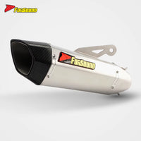 RS Original MT07 Stainless Steel Carbon Fiber Modified Motorcycle Exhaust Pipe New Condition for R 3 450SR NK 51Mm