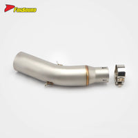 For HAOJUE SUZUKI GSX250R Stainless Steel 60Mm Caliber Motorcycle Mid-Section Exhaust Compatible with Original Front Section