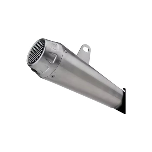 New Forsound Universal 51Mm Diameter Silver Stainless Steel Ar-Style Slip Exhaust Tip Aftermarket Motorcycle Exhaust System