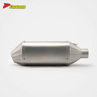 Stainless Steel 51Mm T148 Fish-Mouth End Can Exhaust Pipe Band Clamp Universal Motorcycle Pipe