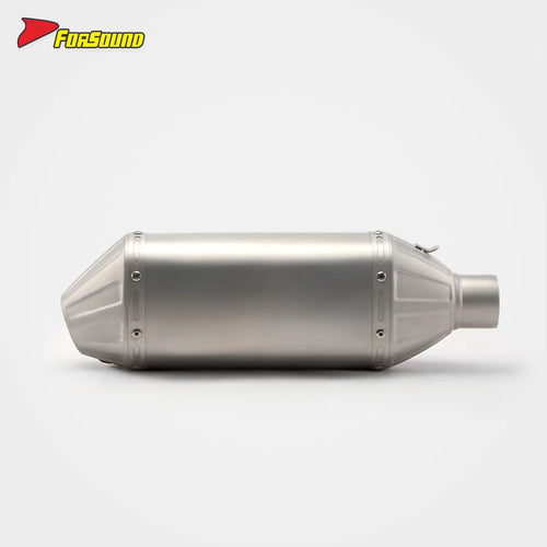 Stainless Steel 51Mm T148 Fish-Mouth End Can Exhaust Pipe Band Clamp Universal Motorcycle Pipe