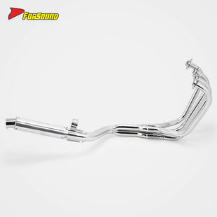 Exquisite and Heat Resistant Electroplating Motorcycle Full System Exhaust Pipe for HONDA CBX400F CB400F 1981-1984 Vintage Style