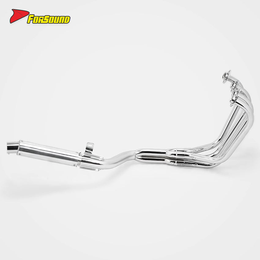 Exquisite and Heat Resistant Electroplating Motorcycle Full System Exhaust Pipe for HONDA CBX400F CB400F 1981-1984 Vintage Style