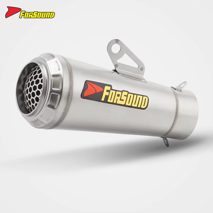 RS for Competitive Exhaust Pipe for Motorcycle Modified Tail Slant Z900 R3 CBR NINJA 660RR MT GSX Stainless Steel New Condition