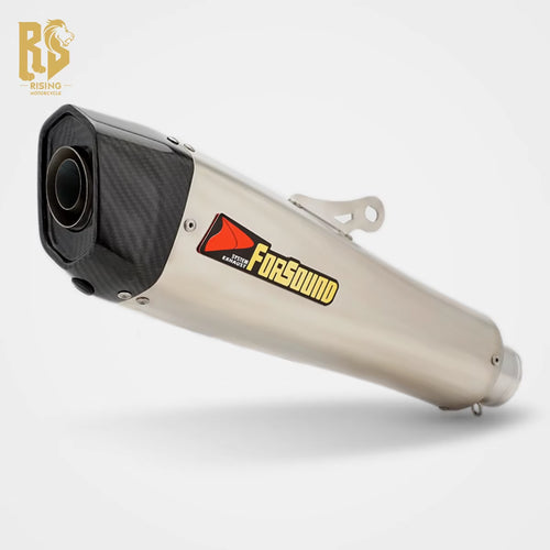 RS Original Universal Modified Motorcycle Exhaust Pipe Stainless Steel Carbon Fiber Tail Section of the Exhaust Pipe CM500/300