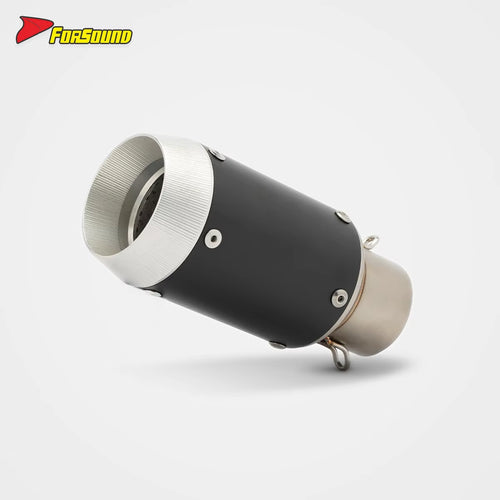 Stainless Steel Carbon Fiber 51Mm Mini GP End Can Exhaust Pipe Universal Motorcycle Pipe