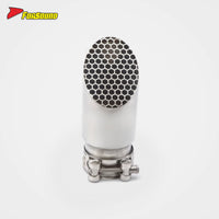 FORSOUND Kawasaki Z900 Stainless Steel Beveled Honeycomb One-Piece Mid-Rear Exhaust Retrofit/Upgrade Factory Direct Supply Bulk