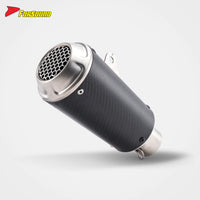 Stainless Steel Carbon Fiber 51Mm LV-10 End Can Exhaust Pipe Universal for Motorcycle Pipe